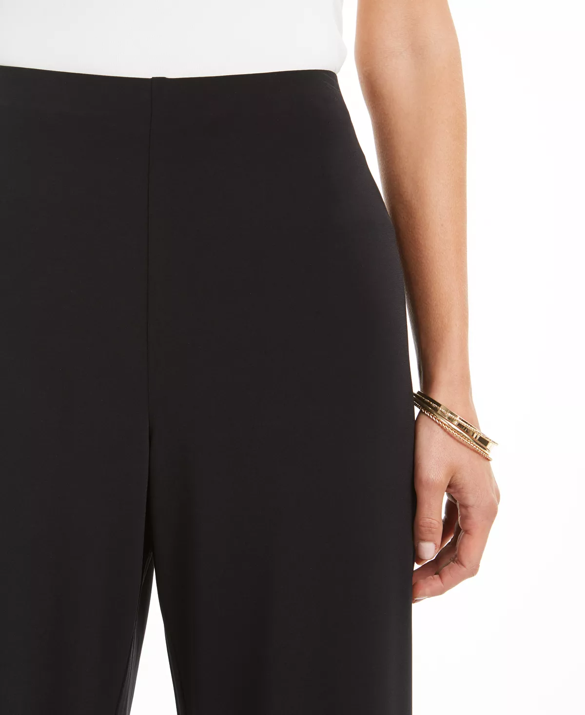 Alfani Women's Wide-Leg Pull-On Pants, Created For Macy's 3 Alfani Women's Wide-Leg Pull-On Pants, Created For Macy's - Image 3