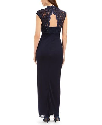 Connected Lace Column Gown 2 Connected Lace Column Gown - Image 2