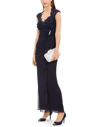 Connected Lace Column Gown 3 Connected Lace Column Gown - Image 3