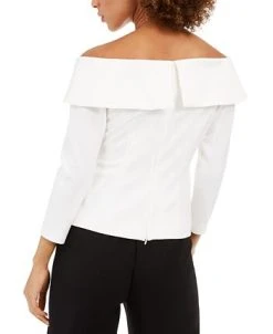 Alternative view of Adrianna Papell Double-Breasted Off-The-Shoulder Top