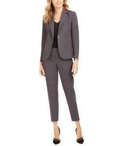 Anne Klein Sales Store 6 Anne Klein Single-Button Blazer & Ankle Pants
