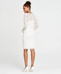 Alternative view of Adrianna Papell Beaded Illusion Sheath Dress
