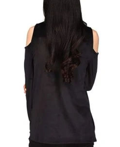 Alternative view of Michael Kors Velour Cold-Shoulder Sweatshirt