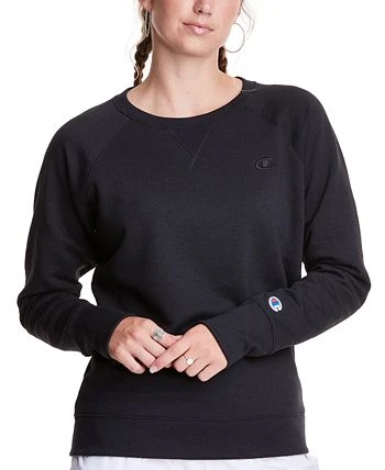 Champion Women's Powerblend Boyfriend Crewneck Top 2 Champion Women's Powerblend Boyfriend Crewneck Top - Image 2