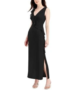 Connected Ascading Ruffle Maxi Dress