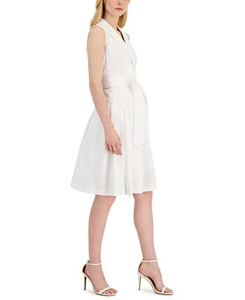 Anne Klein Women's Notch Collar Fit & Flare Dress 3 Anne Klein Women's Notch Collar Fit & Flare Dress - Image 3