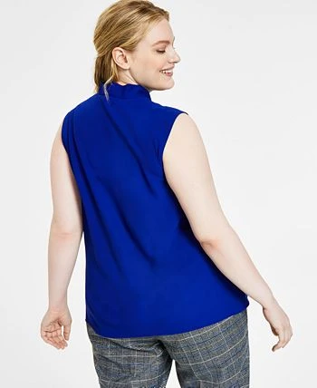 Kasper Plus Size Bow Top 3 Kasper Plus Size Bow Top - Image 3