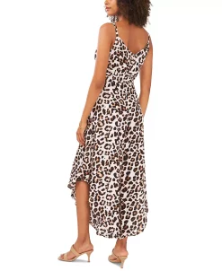 Alternative view of Vince Camuto Women's Animal-Print Tie-Front Sleeveless Jumpsuit