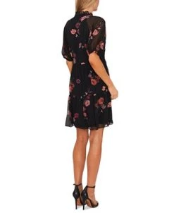 Alternative view of CeCe Women's Babydoll Short-Sleeve Dress