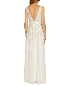 Alternative view of Adrianna Papell Women's Lace-Inset Embellished Gown