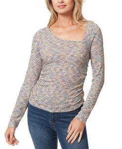 Jessica Simpson Women's Perry Ruched Bodycon Top