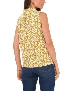 Alternative view of Vince Camuto Women's Sleeveless Etched Geo Blouse