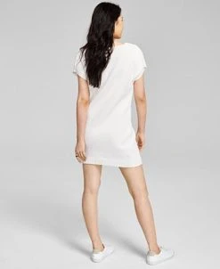 Alternative view of And Now This Women's Short Sleeve Cable Vest Dress