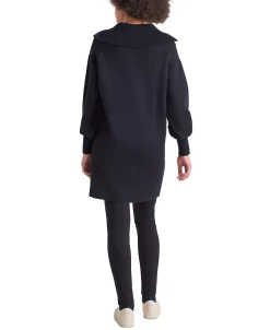 Alternative view of Black Tape Women's Long Sleeve Zip-Neck Sweater Dress
