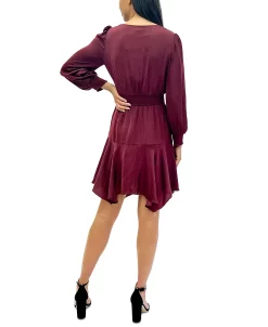 Alternative view of Sam Edelman Women's A-Line Tie-Neck Smocked Mini Dress