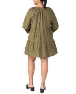 Alternative view of Sanctuary Women's Cotton 3/4-Sleeve Babydoll Dress