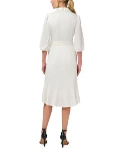 Alternative view of Adrianna Papell Women's Tie-Front Faux-Wrap Dress