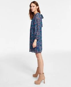 INC International Concepts Women's Tie-Back Shift Dress, Created For Macy's 8 INC International Concepts Women's Tie-Back Shift Dress, Created For Macy's -Anne Klein Sales Store 22813900 fpx