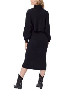 Alternative view of Sam Edelman Women's Aralyn Sweater Dress & Turtleneck Topper 2-Pc. Set