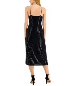 Alternative view of Anne Klein Women's Sequined Midi Slipdress