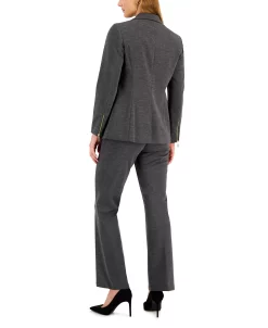 Alternative view of Kasper Women's One-Button Jacket & Pull-On Faux-Fly Pants