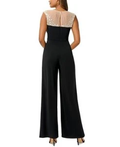 Alternative view of Adrianna Papell Women's Embellished Overlay Jumpsuit