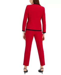 Alternative view of Kasper Women's Colorblocked Blazer & Slim-Leg Pants