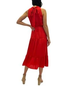 Alternative view of Sam Edelman Women's High-Neck Sleeveless Chiffon Dress