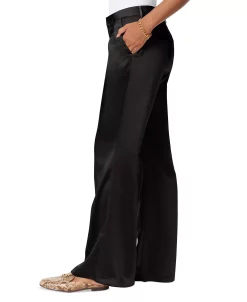 Sam Edelman Women's Codie High-Rise Satin Flare Pants 7 Sam Edelman Women's Codie High-Rise Satin Flare Pants -Anne Klein Sales Store 22970064 fpx