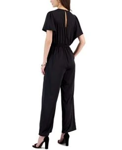 INC International Concepts Women's V-Neck Flutter-Sleeve Jumpsuit, Created For Macy's 7 INC International Concepts Women's V-Neck Flutter-Sleeve Jumpsuit, Created For Macy's -Anne Klein Sales Store 22981688 fpx