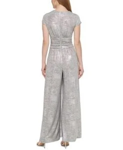 Alternative view of Vince Camuto Women's Metallic Twist-Front Jumpsuit
