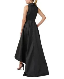 Alternative view of Adrianna Papell Women's Mikado High-Low Tuxedo Gown