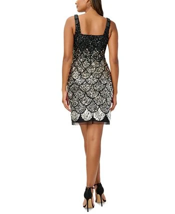 Adrianna Papell Women's Sequined Beaded Sheath Dress 2 Adrianna Papell Women's Sequined Beaded Sheath Dress - Image 2