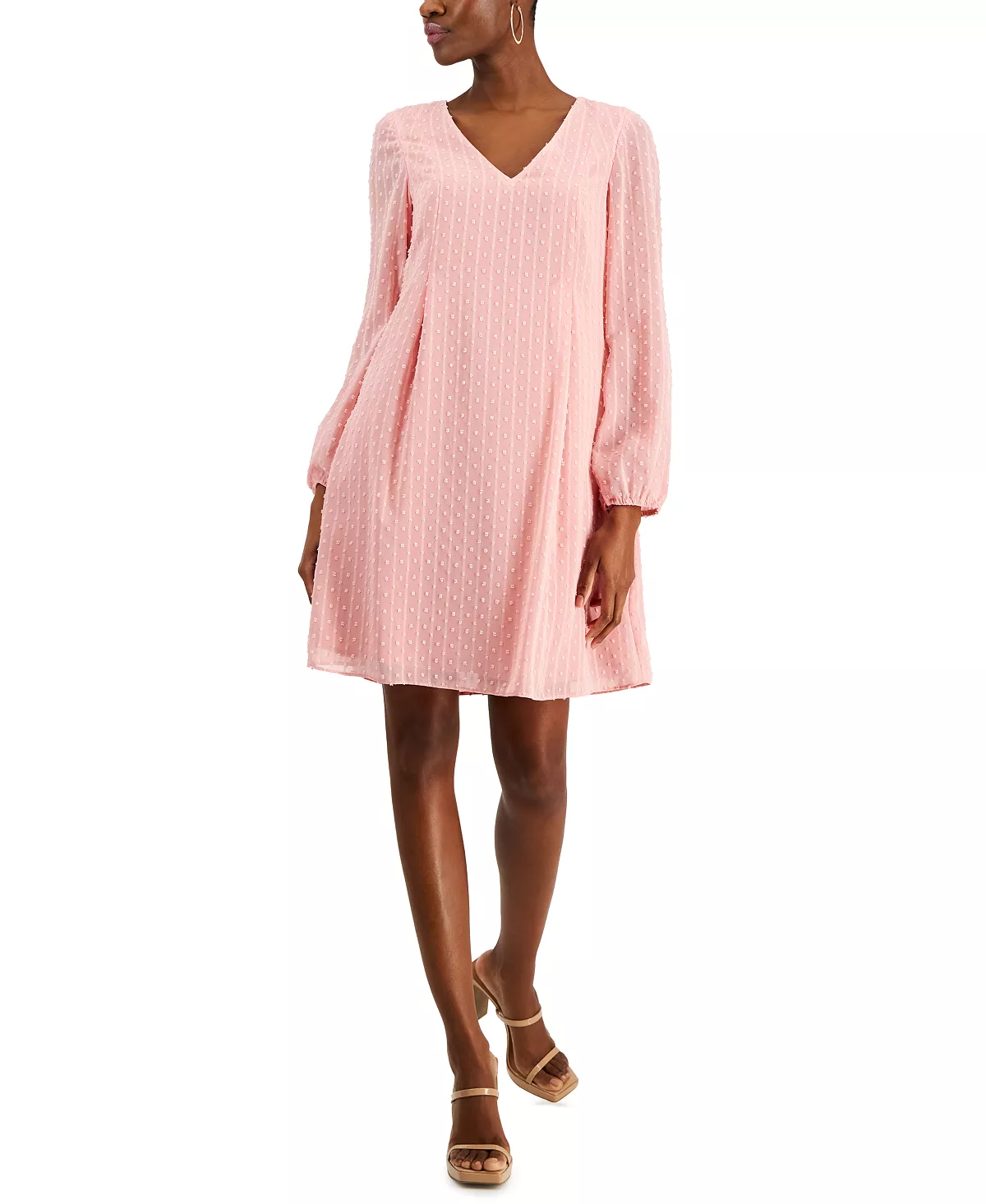 INC International Concepts Women's Long-Sleeve Shift Dress, Created For Macy's 1 INC International Concepts Women's Long-Sleeve Shift Dress, Created For Macy's