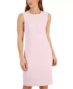 Kasper Women's Sleeveless Princess-Seam Sheath Dress 13 Kasper Women's Sleeveless Princess-Seam Sheath Dress -Anne Klein Sales Store 23315524 fpx