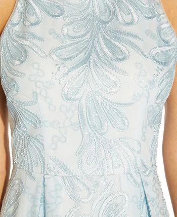Adrianna Papell Embellished Pleated Midi Dress 3 Adrianna Papell Embellished Pleated Midi Dress - Image 3