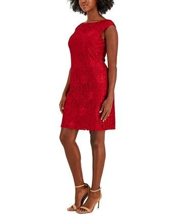 Kasper Women's Morgan Sleeveless Floral-Lace Shift Dress 3 Kasper Women's Morgan Sleeveless Floral-Lace Shift Dress - Image 3