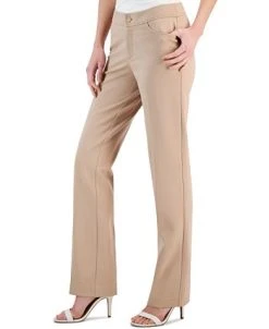Anne Klein Women's Collection Compression Fly-Front Bootcut Pants -Anne Klein Sales Store 23542255 fpx