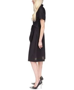 Michael Kors Women's Cotton Poplin Tie-Front Dress, Regular & Petite 8 Michael Kors Women's Cotton Poplin Tie-Front Dress, Regular & Petite -Anne Klein Sales Store 23547701 fpx