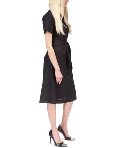 Michael Kors Women's Cotton Poplin Tie-Front Dress, Regular & Petite 9 Michael Kors Women's Cotton Poplin Tie-Front Dress, Regular & Petite -Anne Klein Sales Store 23547702 fpx