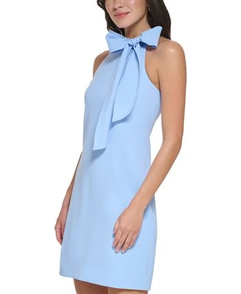 Vince Camuto Women's Signature Stretch Crepe Bow-Neck Open-Back Shift Dress 3 Vince Camuto Women's Signature Stretch Crepe Bow-Neck Open-Back Shift Dress - Image 3