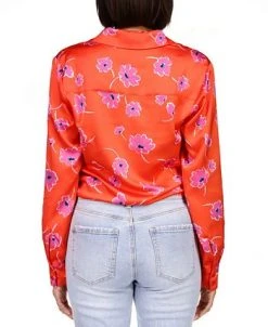 Alternative view of Sanctuary Women's Printed Lover Tie-Front Button-Front Shirt