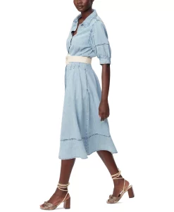 Sam Edelman Women's Cotton Collared Belted Shirtdress -Anne Klein Sales Store 23622207 fpx
