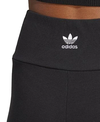 ADIDAS Women's Adicolor Essentials High Rise Short Leggings 3 ADIDAS Women's Adicolor Essentials High Rise Short Leggings - Image 3