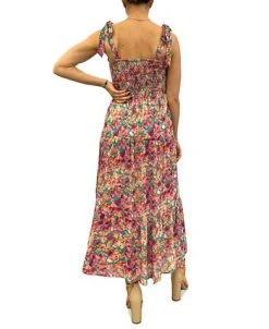 Alternative view of Sam Edelman Ocked Tiered Printed A-Line Dress