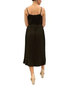 Alternative view of Sam Edelman Pleated Chiffon Sleeveless A-Line Dress
