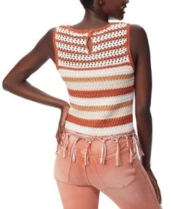 Alternative view of Sam Edelman Women's Fynn Crochet Sleeveless Tank Top