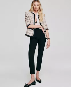 Anne Klein Women's Tweed Open-Front Braided-Trim Blazer -Anne Klein Sales Store 23945558 fpx