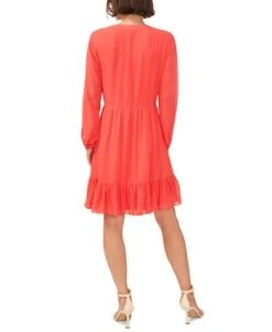 Alternative view of Vince Camuto Women's Long Sleeve With V-Neck Dress