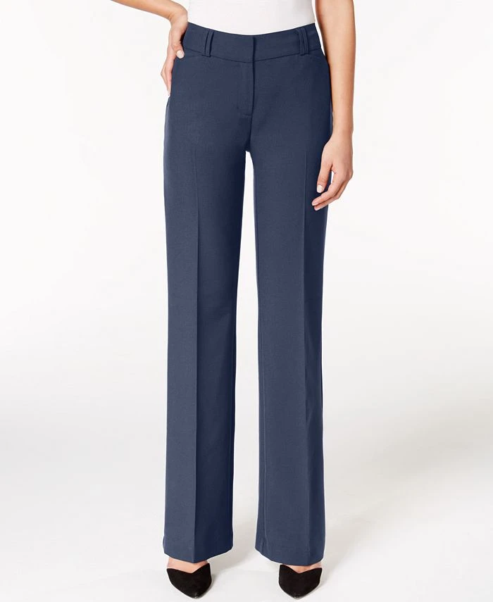 Alfani Women's Essential Curvy Bootcut Pants, Regular, Long & Short Lengths, Created For Macy's 1 Alfani Women's Essential Curvy Bootcut Pants, Regular, Long & Short Lengths, Created For Macy's